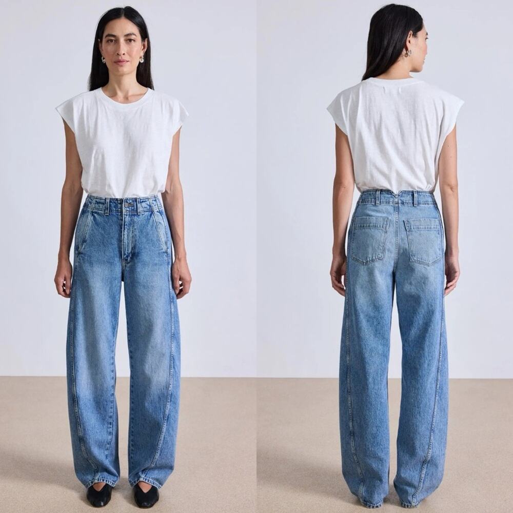NWOT Apiece Apart Meridian Jeans Austin Wash Size 24